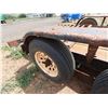 Image 10 : Equipment Hauler Double Axle Trailer License 413KZA, 74" x Approx 16 'L