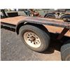 Image 21 : Equipment Hauler Double Axle Trailer License 413KZA, 74" x Approx 16 'L