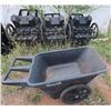 Image 1 : Qty 4 Rubbermaid Big Wheel Plastic Yard Carts