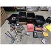 Image 2 : Qty 4 Bins Misc Hand Tools: Ratchets & Sockets, Bolt Cutters, Drivers, Wrenches, etc