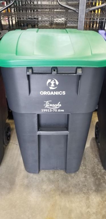 3 BRAND NEW STACKING WITH LID GARBAGE BINS - GARBAGE, COMPOST AND ...