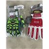 Image 1 : 2 NEW PAIRS HEAVY DUTY WORK GLOVES - WATSON SIZE LARGE AND DENY SIZE XL