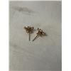 Image 2 : PAIR OF GOLD EARRINGS MARKED 925