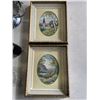 Image 2 : TRAY OF DECORATIVE ITEMS, CLEAR CASE, SILVER PLATE CAKE STAND ETC