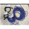 Image 1 : ASSORTED LENGTHS OF CAT 6 CABLES AND POWER CABLES