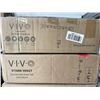 Image 2 : 3 VIVO DUAL MONITOR DESK MOUNTS AND UNDER DESK KEYBOARD TRAY