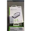 Image 2 : BELKIN CONNECT USB-C 4 IN 1 MULTIPORT ADAPTER, BOOSTCHARGE 3 PORT USB-C WALL CHARGER WITH PPS 67W, A
