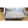 Image 2 : MODERN BLUE FABRIC LOVESEAT