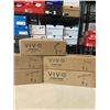 Image 2 : 2 NEW VIVO DUAL MONITOR DESK MOUNTS, 2 SINGLE MONITOR DESK MOUNTS AND SINGLE MOINTOR MECHANICAL ARM 
