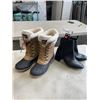 Image 2 : CANADIAN WINTER BOOTS AND LADIES LEATHER BOOTS BOTH SIZE 6