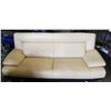 Image 1 : BLACK AND WHITE LEATHER SOFA