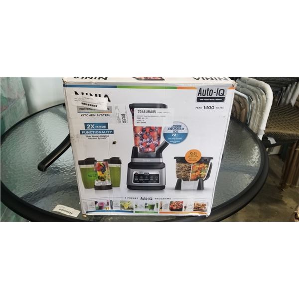 NINJA PROFESSIONAL PLUS KITCHEN SYSTEM WITH AUTO-IQ, 1400W, 72 OZ CAPACITY - TESTED WORKING, RETAIL 