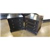 Image 1 : PAIR OF 3 DRAWER NIGHTSTANDS