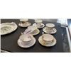 Image 2 : AYNSLEY WILD TUDOR PLATE AND 6 ASSORTED CUPS AND SAUCERS - ROYAL ALBERT, ROYAL WINDSOR, PARAGON, FOL