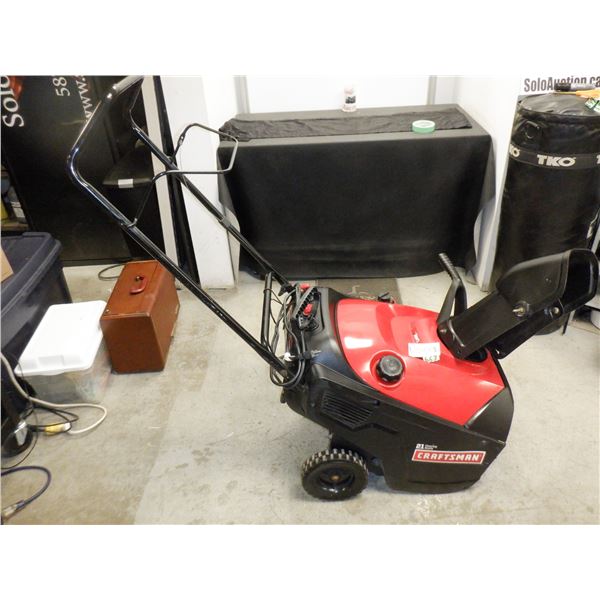Craftsman brand snow blower, gas powered