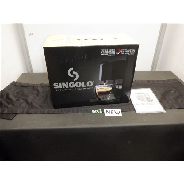 Singolo brand single serve expresso machine