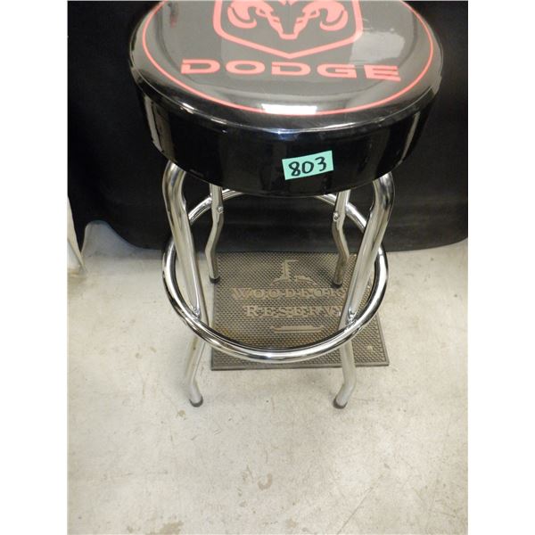 Dodge brand stool for your man cave