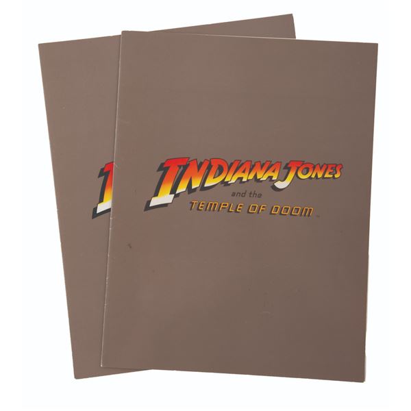 A Pair of “Indiana Jones and the Temple of Doom” Premiere Programs.