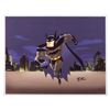 Image 1 : A Signed Batman "I Am the Night" Justice League Limited Giclee Print.