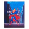 Image 1 : A Signed Superman "The Man of Steel" Justice League Limited Giclee Print.