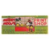Image 1 : A Mickey Mouse Print Shop Rubber Stamp Play Set.
