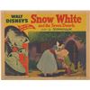 Image 1 : A "Snow White" 1951 Re-Release Lobby Card.