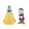 Image 1 : Tiny Snow White & Grumpy Ceramic Figurines.