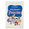 Image 1 : A "Pinocchio" Re-Release One-Sheet.