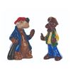 Image 1 : Br'er Fox and Br'er Bear Ceramic Figurines.