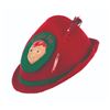 Image 2 : A Peter Pan Red Felt Hat.