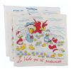 Image 1 : Laughing Cow Cheese Promotional Donald and Nephews Handkerchiefs.