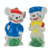 Image 1 : "The Rescuers" Bernard & Bianca Rubber Toys.