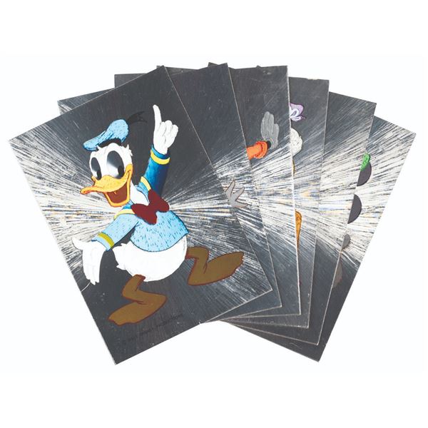 A Collection of Disney Dufex Foil Postcards.