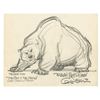 Image 1 : An Original "The Fox and the Hound" Drawing by Glen Keane.