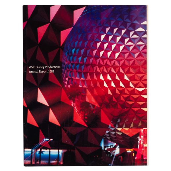 A 1982 Walt Disney Productions Annual Report.