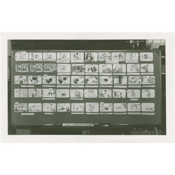 A "The Great Mouse Detective" Storyboard Reference Print.