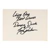 Image 1 : A Tony Anselmo Voice of Donald Duck Autograph.