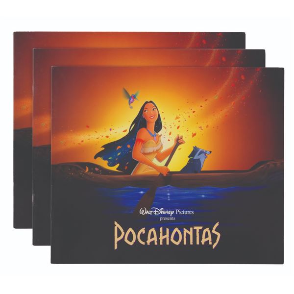 A Trio of "Pocahontas" Atlanta Fox Theatre Programs.
