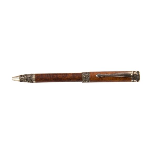 A Mickey Mouse Silver and Wood Pen.