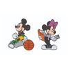 Image 1 : A Pair of Mickey and Minnie Basketball Pins.