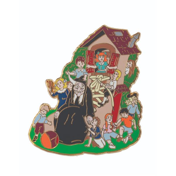 A Disney Shopping Old Lady in Shoe Nursery Rhyme Pin.