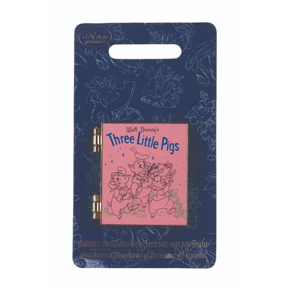 A "Three Little Pigs" Book Pin.