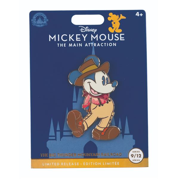 A Mickey Mouse - Big Thunder Mountain Railroad Pin.