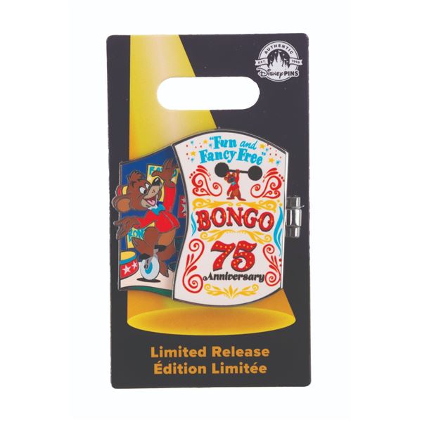 A Bongo from "Fun and Fancy Free" 75 Years Pin.