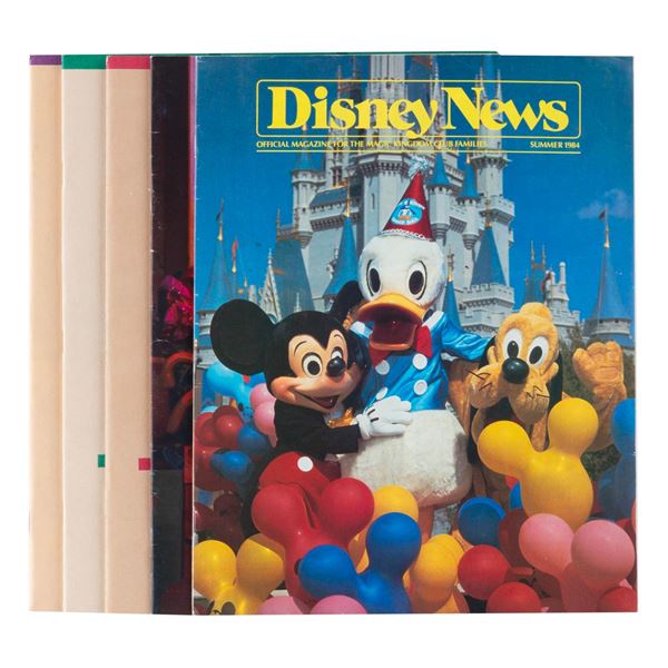 A Collection of 1980s Disney News Magazines.