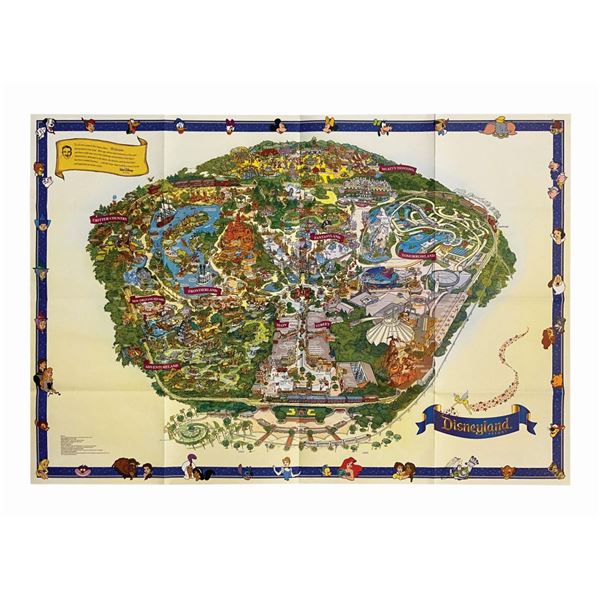 A 2008 Disneyland Souvenir Map.