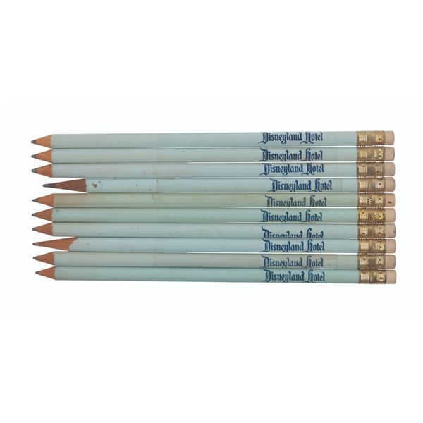 A Collection of Disneyland Hotel Pencils.