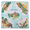 Image 1 : A 1950s Disneyland Small Silk Scarf.