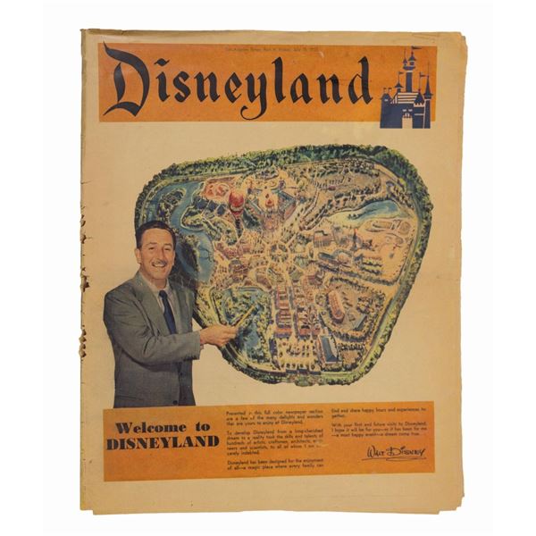 A Disneyland 1955 Pre-Opening Newspaper Supplement.
