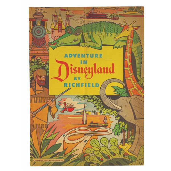 An Adventures in Disneyland by Richfield Comic Book.